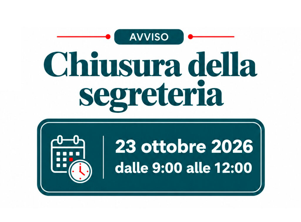 Chiusura della Segreteria